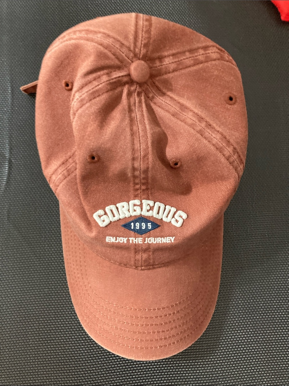 H&M Rust Brown 'Gorgeous' Baseball Cap